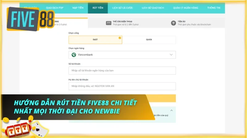Cách rút tiền hiệu quả và an toàn