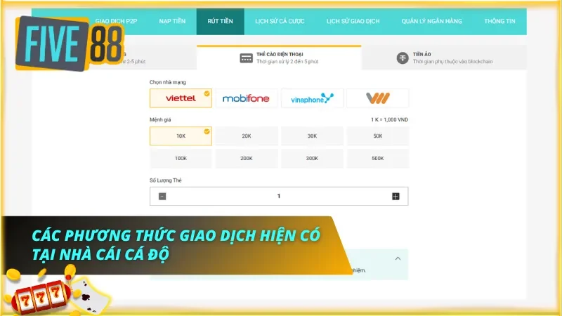 3 cách thanh toán hữu hiệu nhất tại trang web cá độ